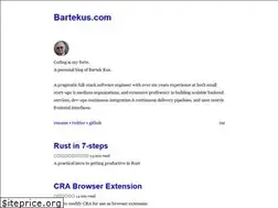 Sites similar to bartekus.com