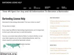Sites similar to bartendinglicensehelp.com