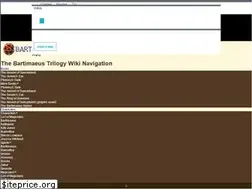 Sites similar to bartimaeus.wikia.com
