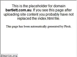 Sites similar to bartlett.com.au