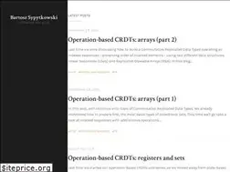 Sites similar to bartoszsypytkowski.com
