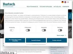 Sites similar to bartsch-rechtsanwaelte.de