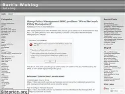Sites similar to bartvdw.wordpress.com
