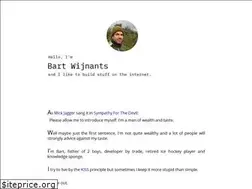 Sites similar to bartwijnants.be