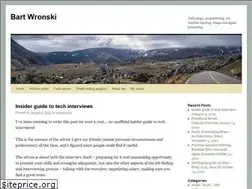 Sites similar to bartwronski.com