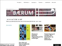 Sites similar to barum.folkebibl.no