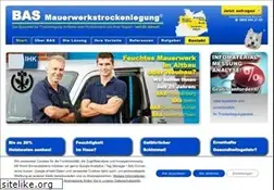 Sites similar to bas-mauerwerkstrockenlegung.de
