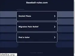 Sites similar to baseball-rules.com