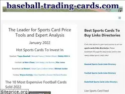 Sites similar to baseball-trading-cards.com