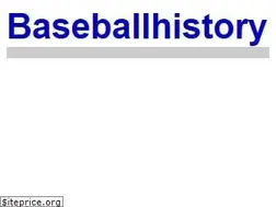 Sites similar to baseballhistory.com