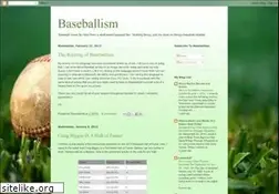 Sites similar to baseballism.blogspot.com