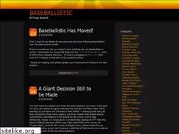 Sites similar to baseballistic.wordpress.com