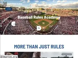 Sites similar to baseballrulesacademy.com