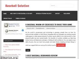 Sites similar to baseballsolution.com