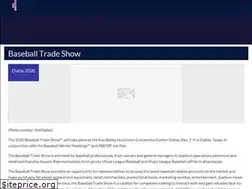 Sites similar to baseballtradeshow.com