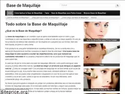 Sites similar to basedemaquillaje.com