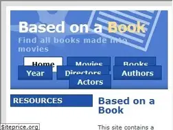 Sites similar to basedonthebook.com