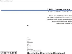 Sites similar to baseltourismus.ch