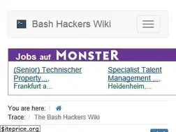 Sites similar to bash-hackers.org