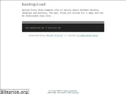 Sites similar to bashupload.com