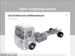Sites similar to basic-computing-course.blogspot.com
