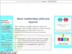 Sites similar to basic-mathematics.com