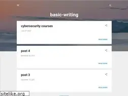 Sites similar to basic-writing-programe.blogspot.com