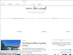 Sites similar to basicbonvivant.com