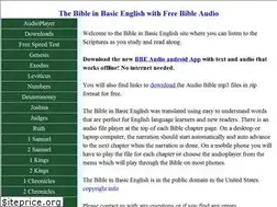 Sites similar to basicenglishaudiobible.com