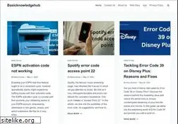 Sites similar to basicknowledgehub.com