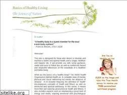 Sites similar to basicsofhealthyliving.com