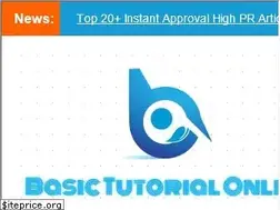 Sites similar to basictutorialonline.com
