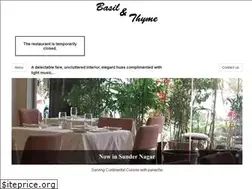 Sites similar to basilandthyme.in