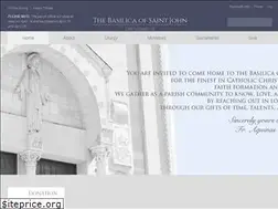 Sites similar to basilicaofstjohn.org