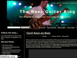 Sites similar to bassguitarblog.com