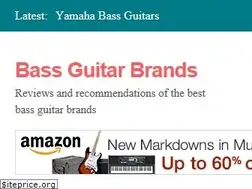 Sites similar to bassguitarbrands.com