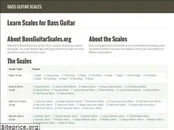 Sites similar to bassguitarscales.org