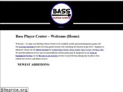 Sites similar to bassplayercenter.com