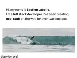 Sites similar to bastienlabelle.fr