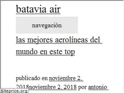 Sites similar to batavia-air.com