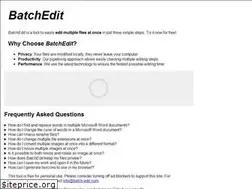 Sites similar to batch-edit.com