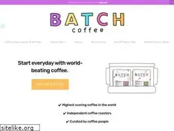 Sites similar to batchcoffee.co.uk