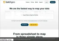Sites similar to batchgeo.com