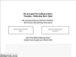 Sites similar to batchpastries.com