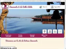 Sites similar to bateauamarante.com