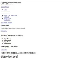 Sites similar to bateriasamericanas.com