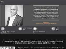 Sites similar to batignolles-immobilier.com