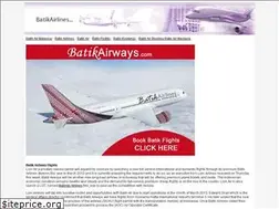 Sites similar to batikairlines.com