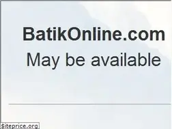 Sites similar to batikonline.com