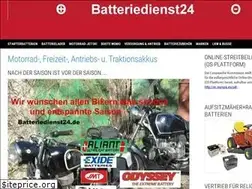 Sites similar to batteriedienst24.de